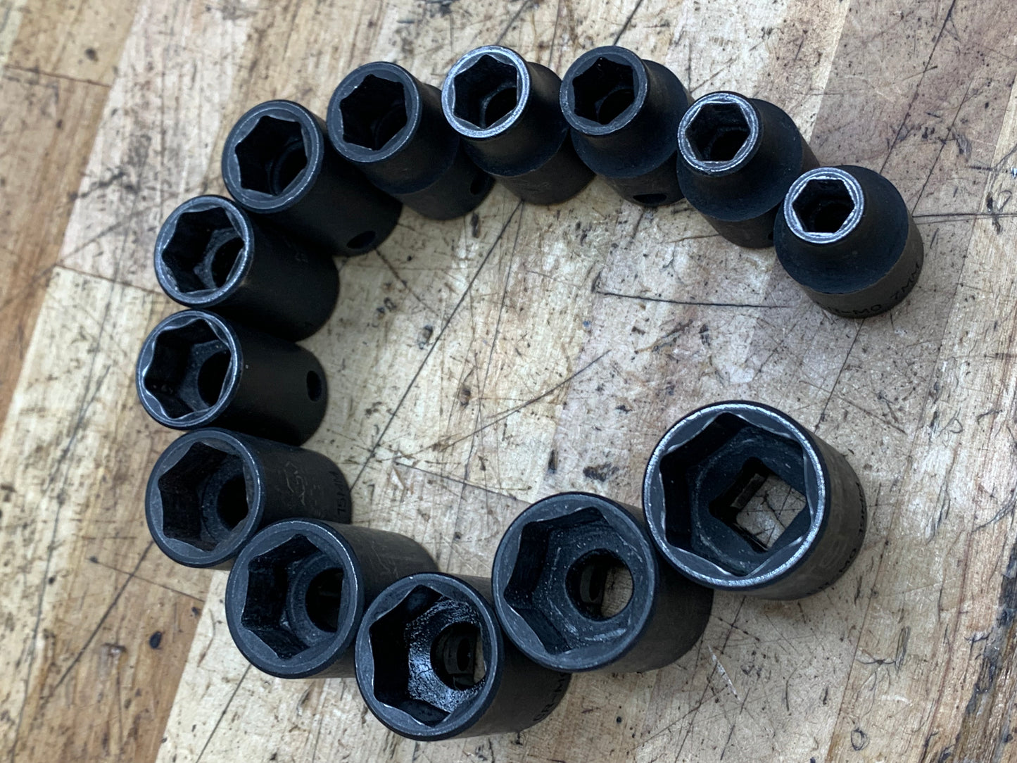 Matco 3/8” Metric Impact Shallow Socket Set 13pc 7-19mm SBPM136V