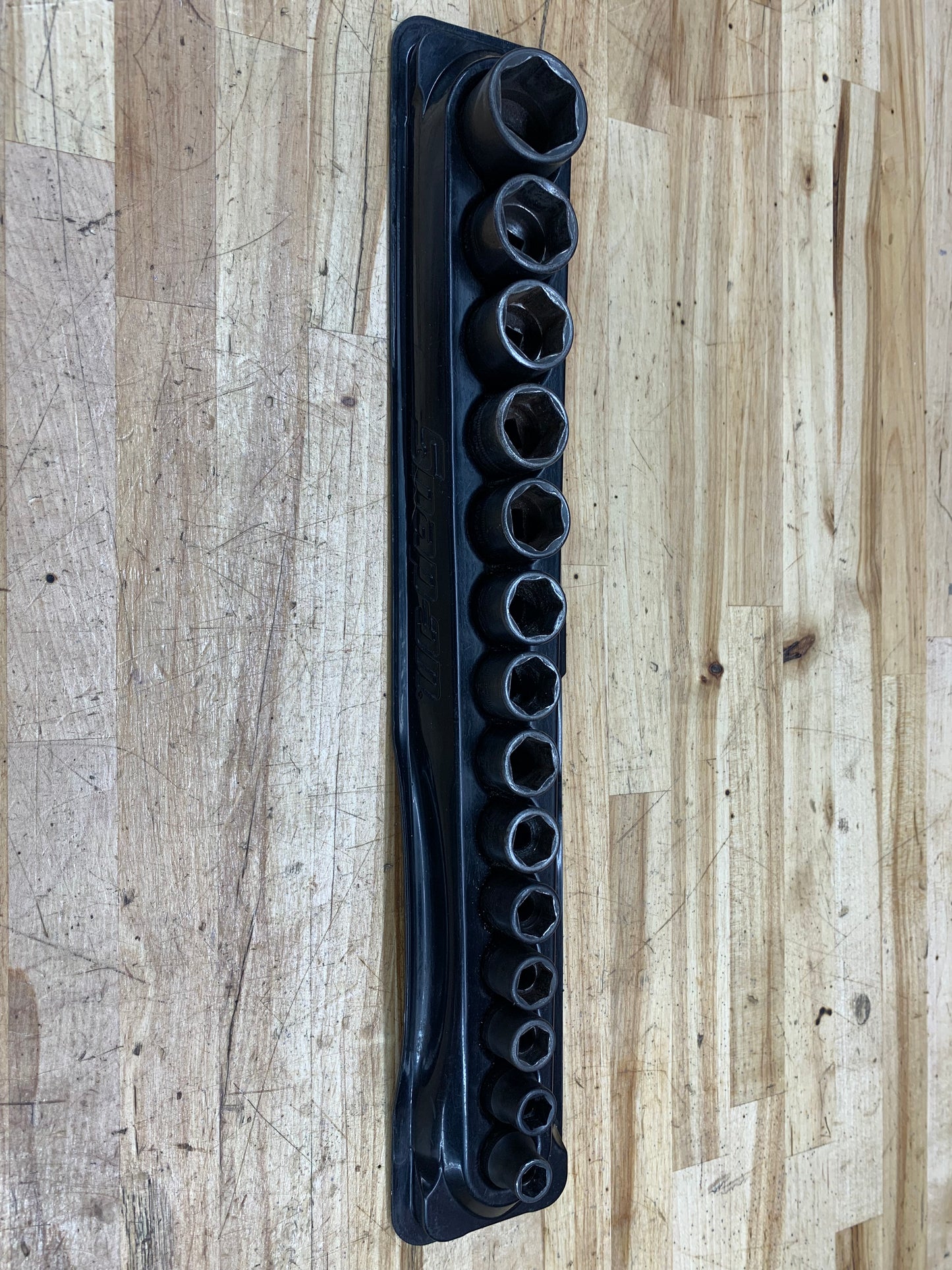 Snap On 14pc 3/8" Shallow Impact Metric Socket Set 214IMFMYA