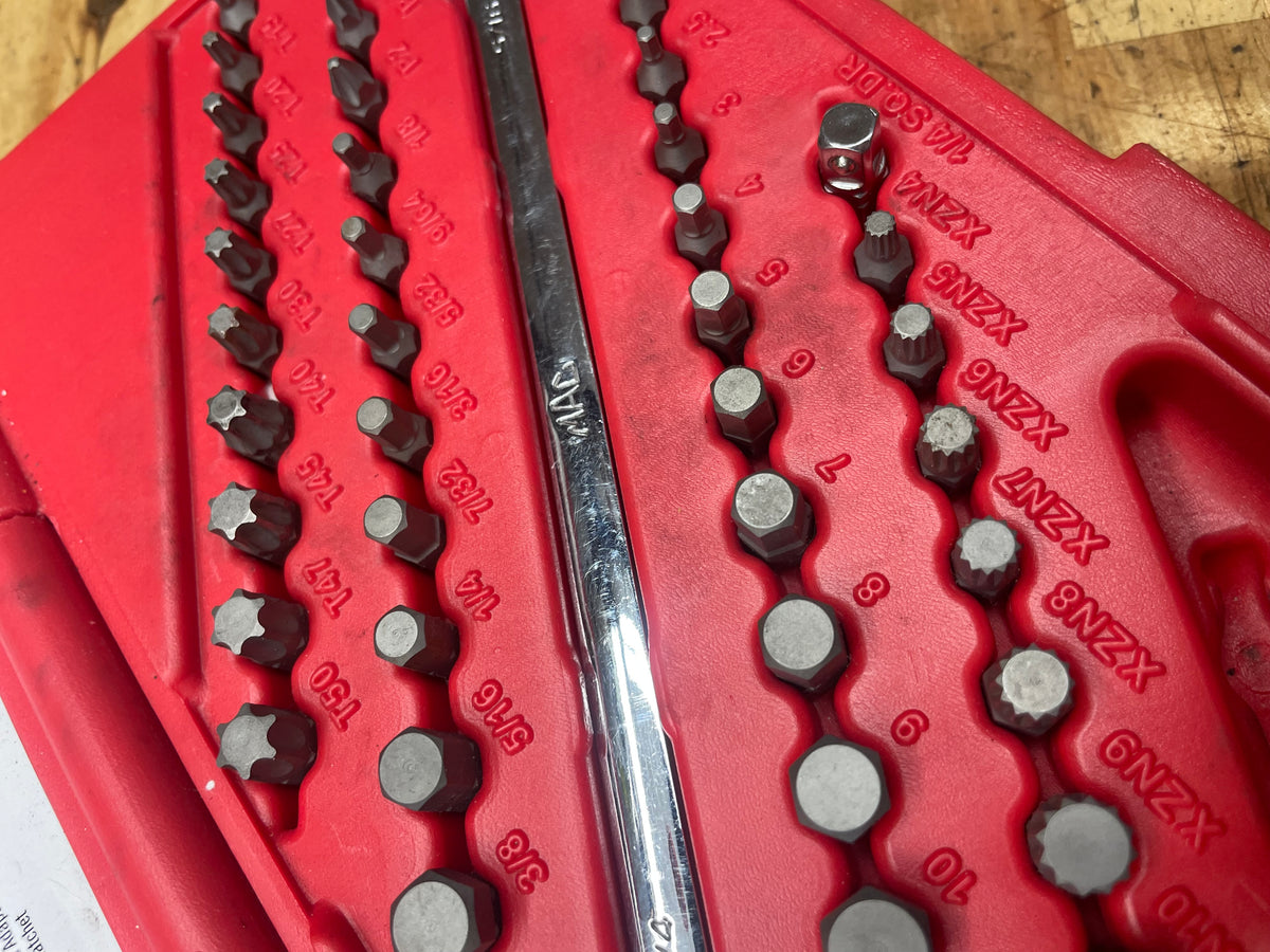 Mac Tools 39pc Hex Bit Ratchet Set SBR39SB