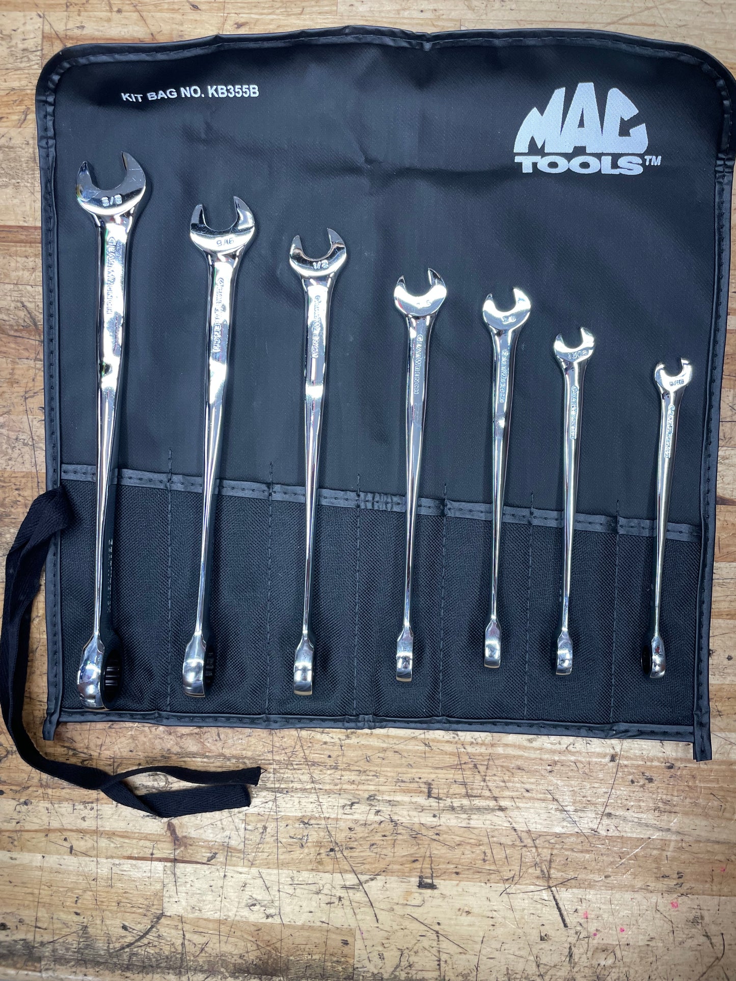 Gearwrench SAE X-Beam Ratcheting Combo Wrench Set 7pc 5/16”-5/8” BRAND NEW