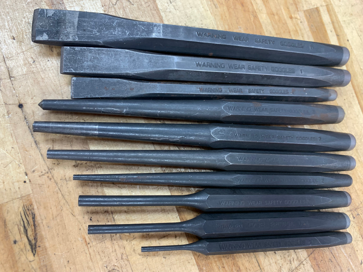 Snap On Punch/Chisel Set 10pc. PPC710BK