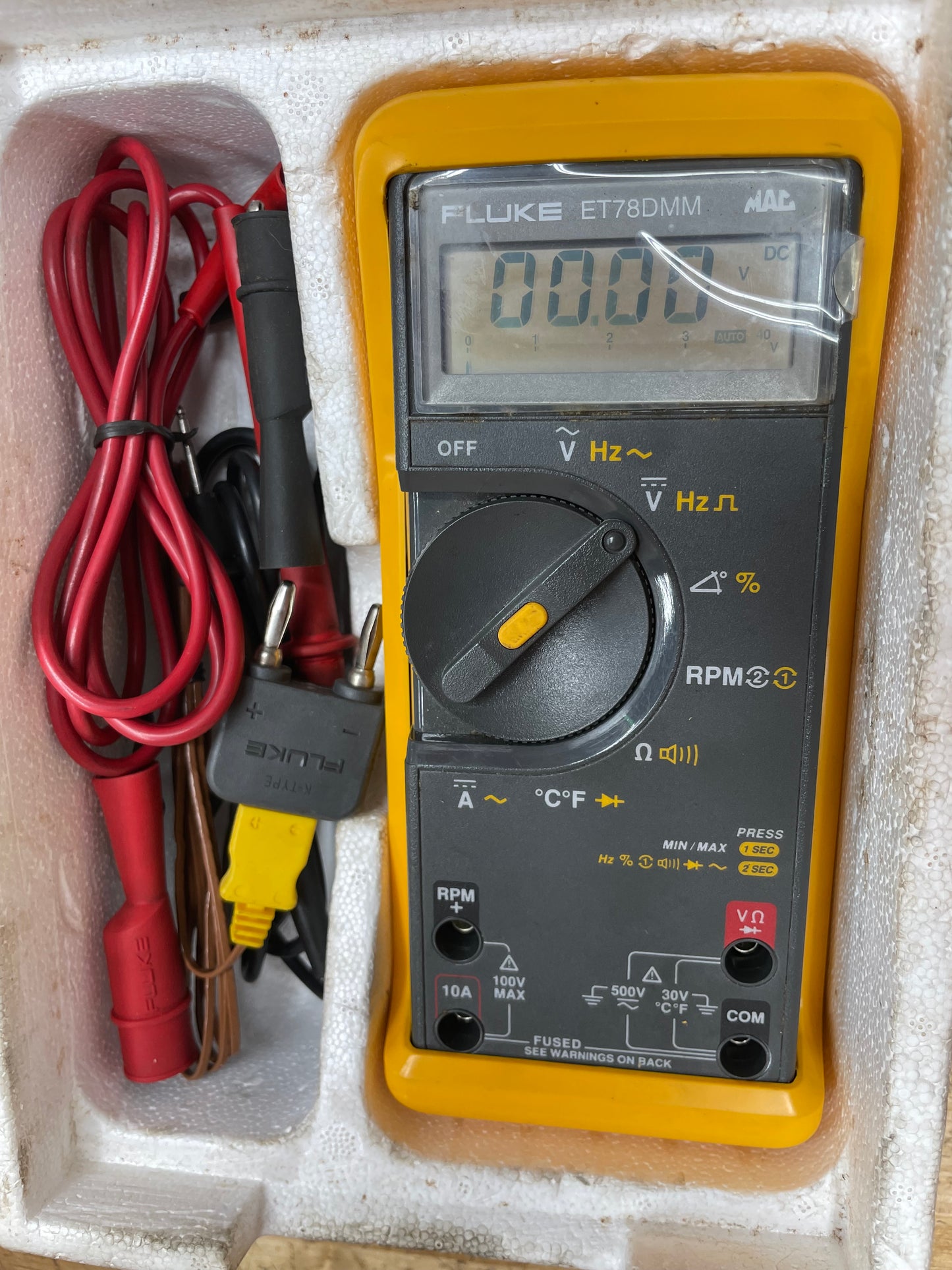 Mac Tools Fluke 78 Automotive Multimeter DMM USA