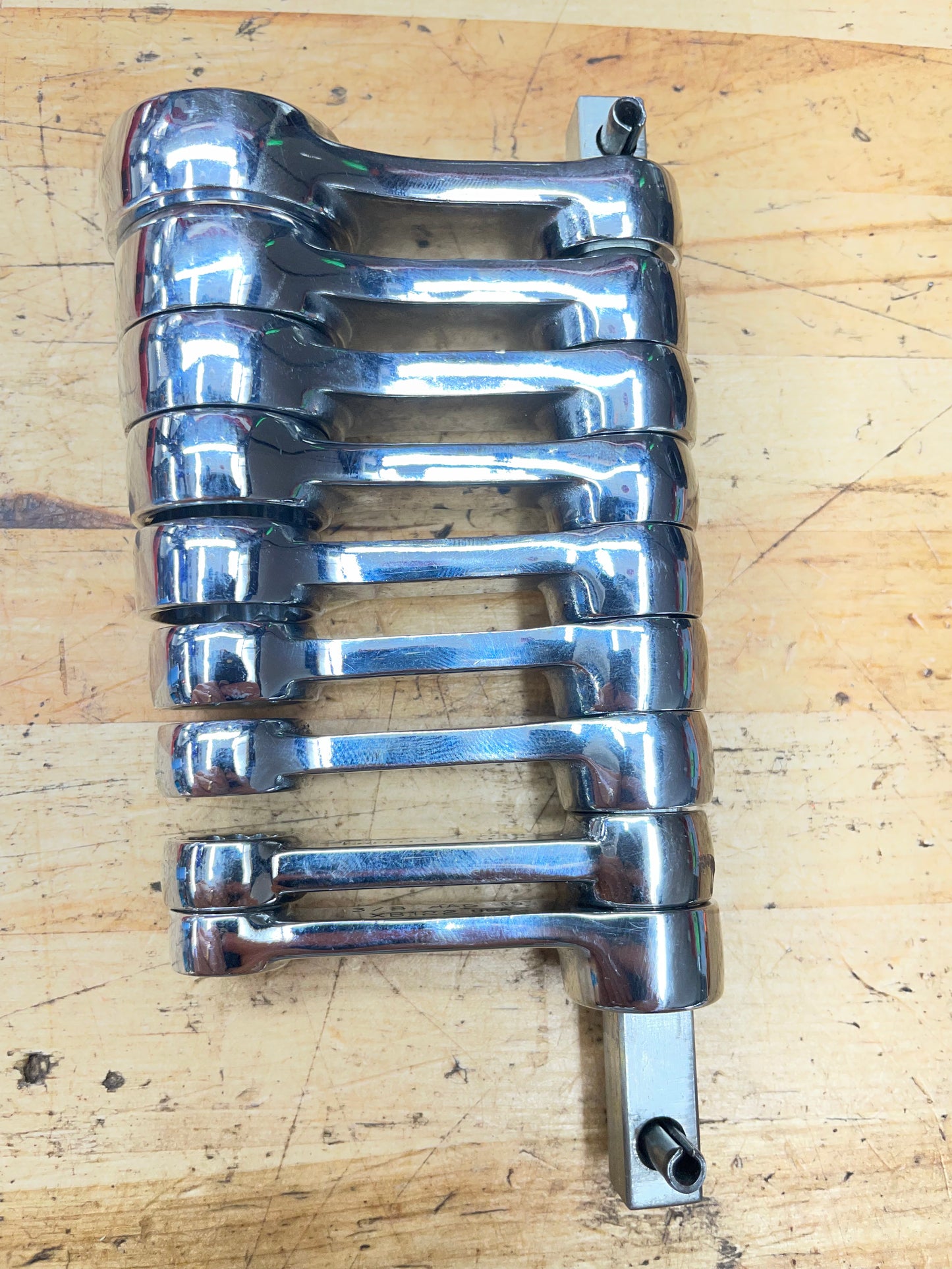 Mac Tools 3/8” SAE Torque Adapter Crowsfoot Set 9pc 3/8”-7/8” USA  SXB92H