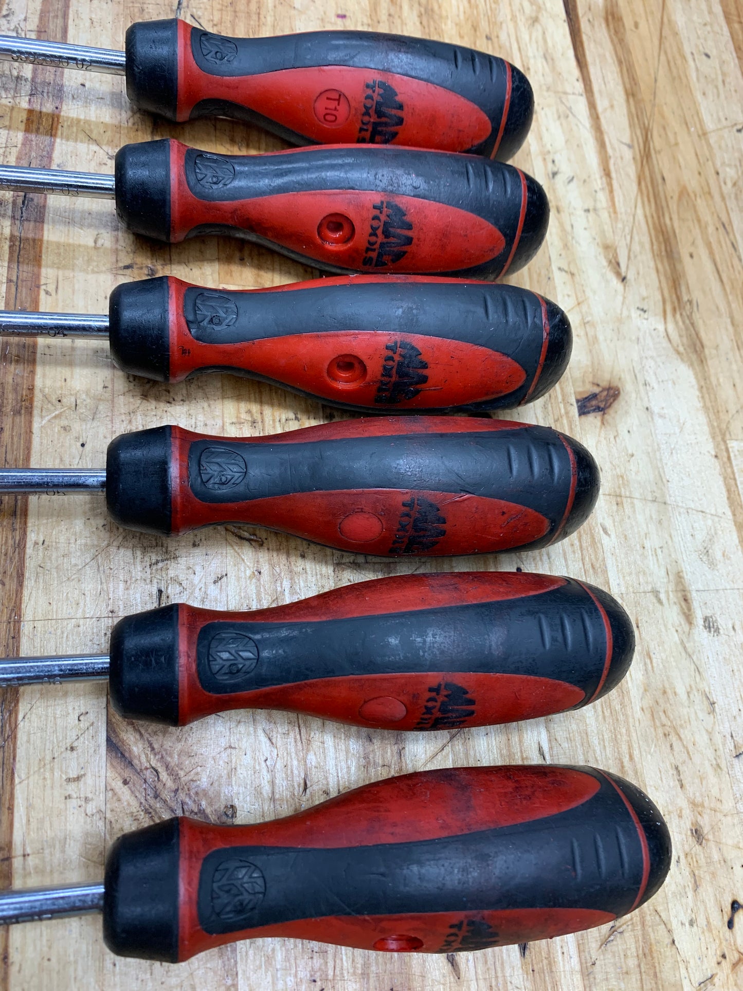 Mac Tools Long Security Torx Screwdriver Set 6pc SDL7TPRS