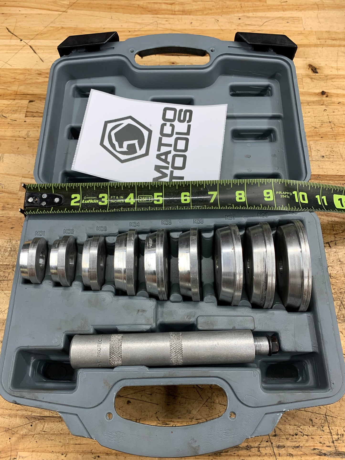 Matco Bearing Race and Seal Driver Master Set BRS9