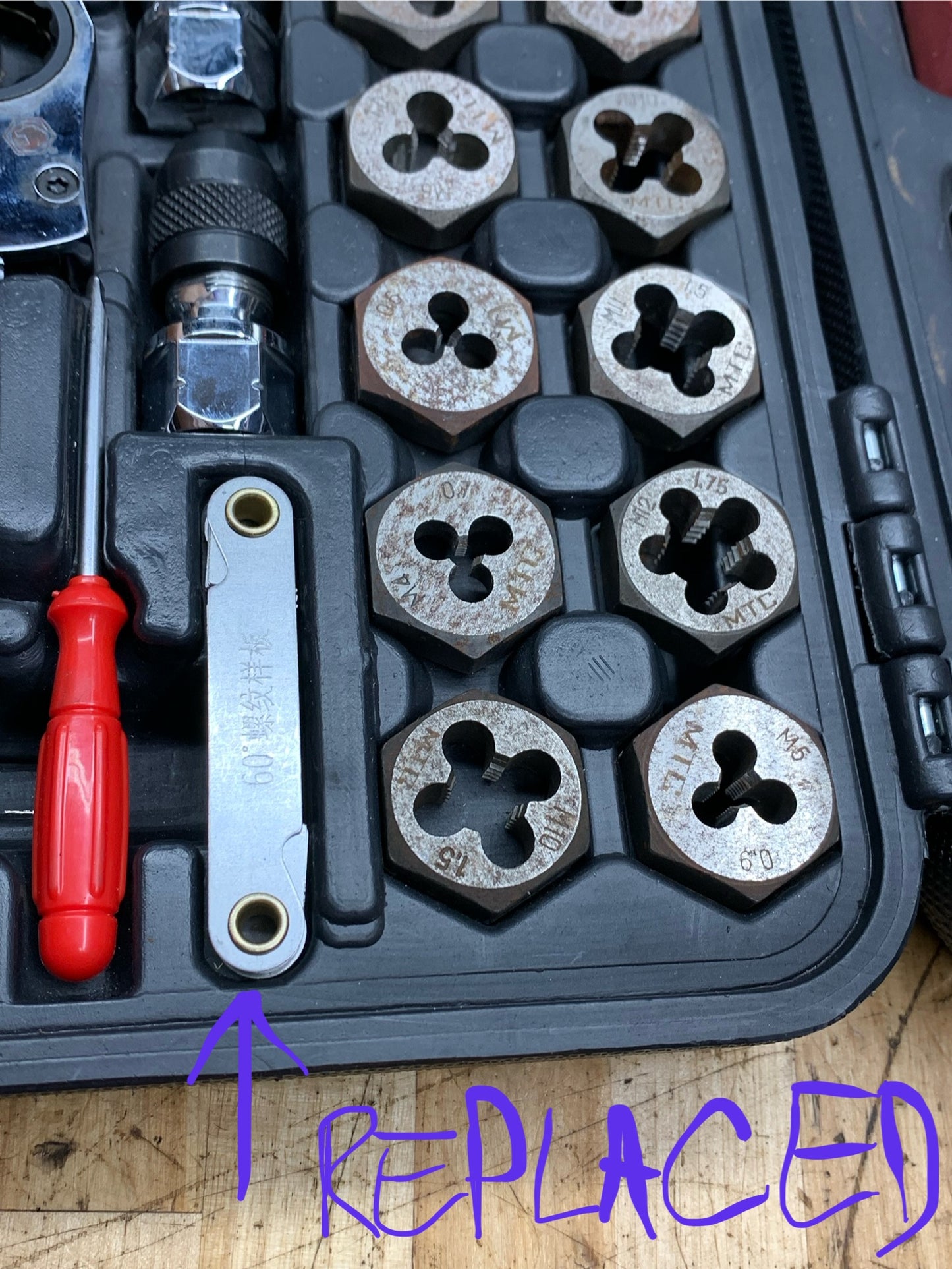Matco Metric Tap and Die Kit COMPLETE 40MTDS