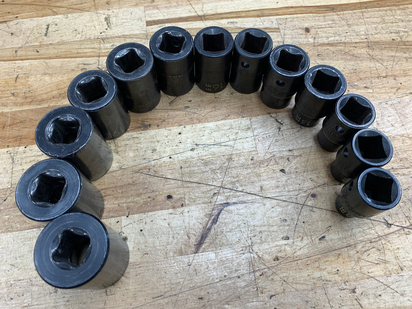 Matco 1/2” Metric Shallow Impact Socket Set 10-24mm 13pc