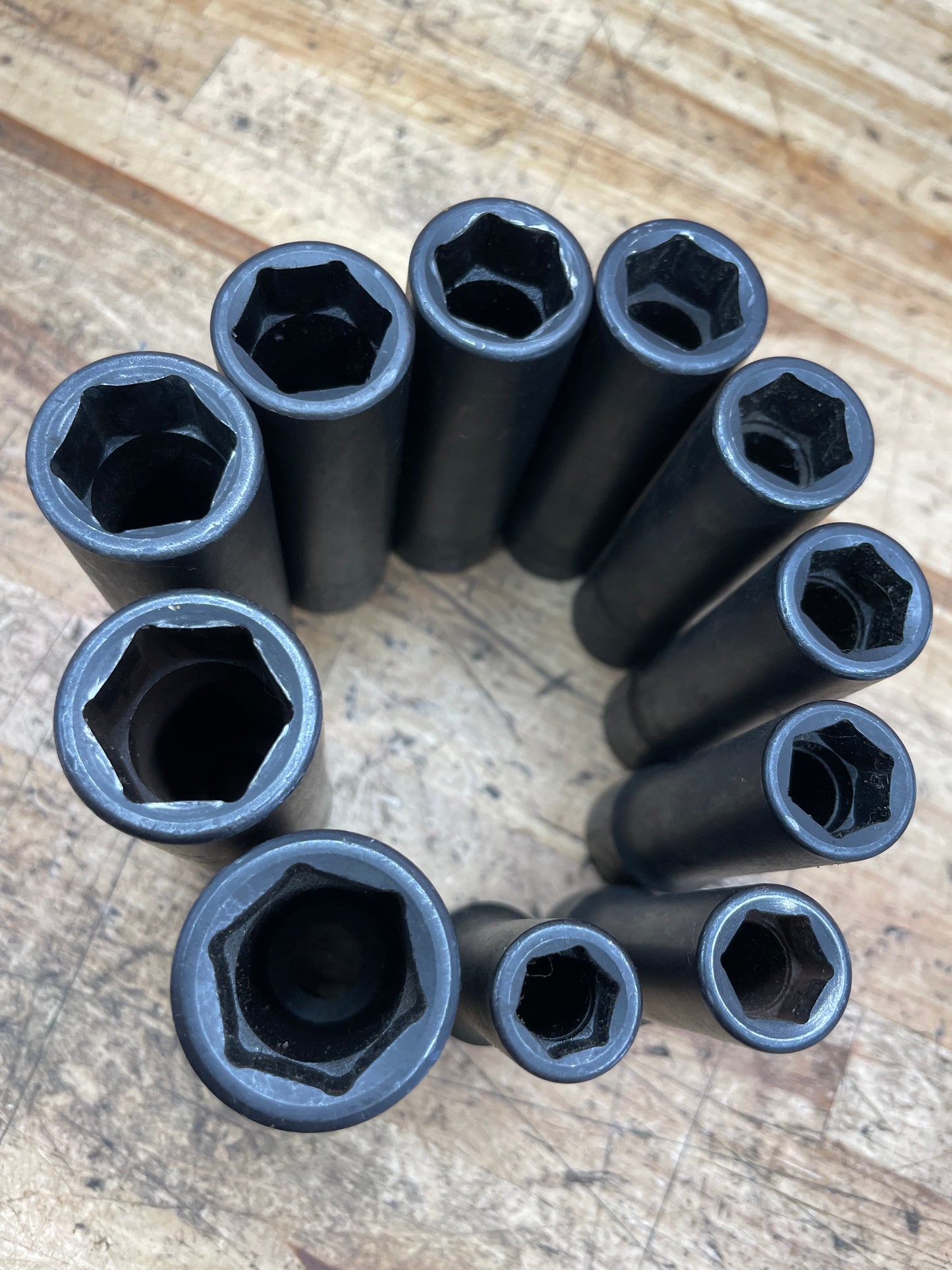 CAT by Snap On 1/2” Metric Deep Impact Socket Set 11pc USA 10-20mm