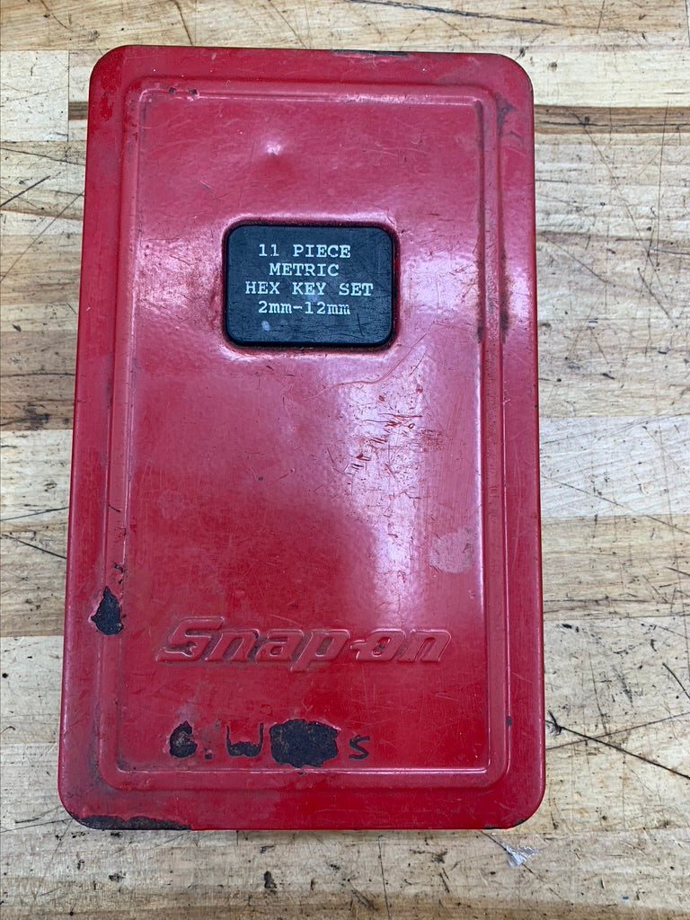 Snap On Metric Hex Key Set 11pc CaseAWM110BHK