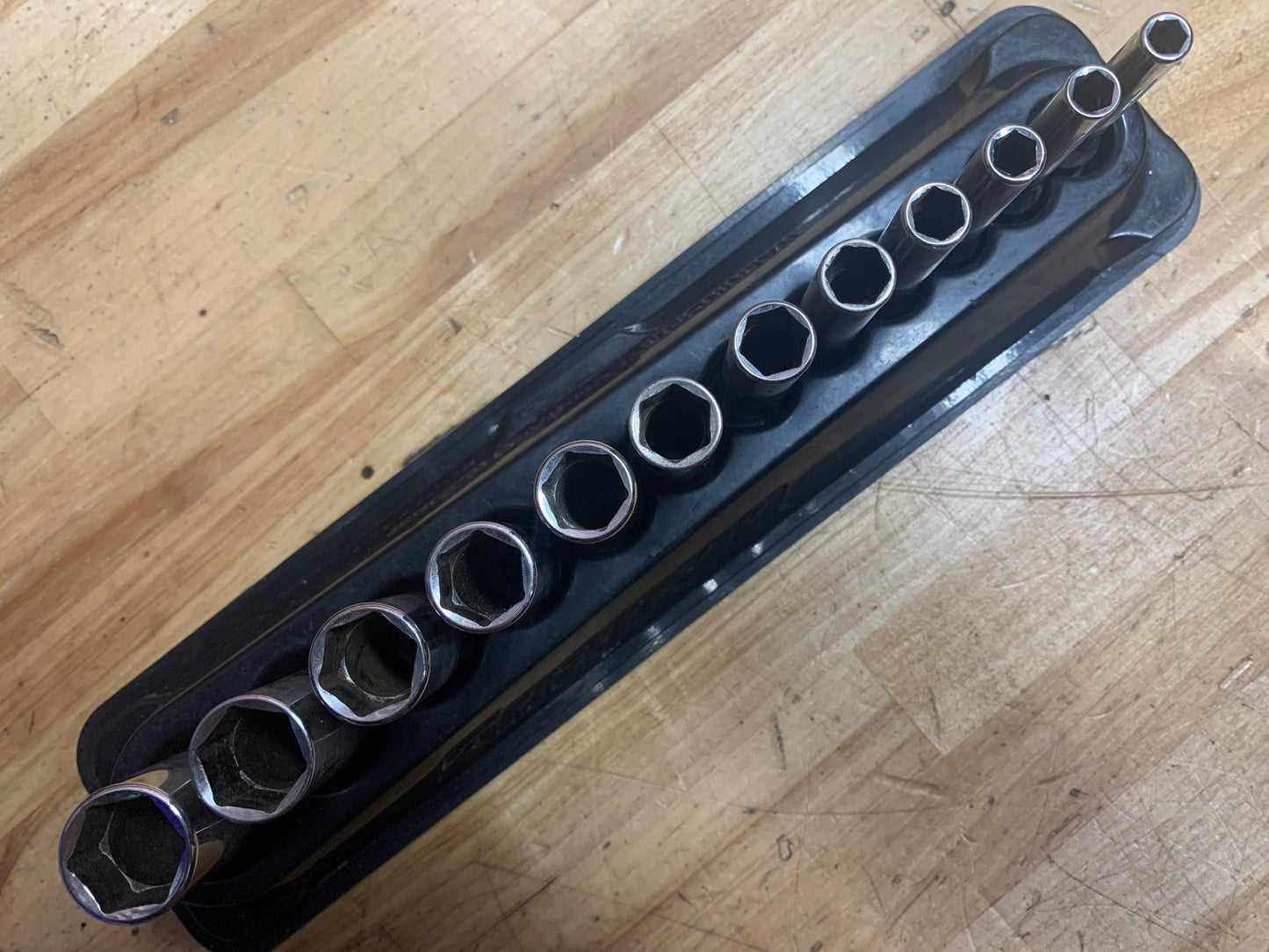 Snap On 1/4" Deep Socket set Metric.  111STMMDY