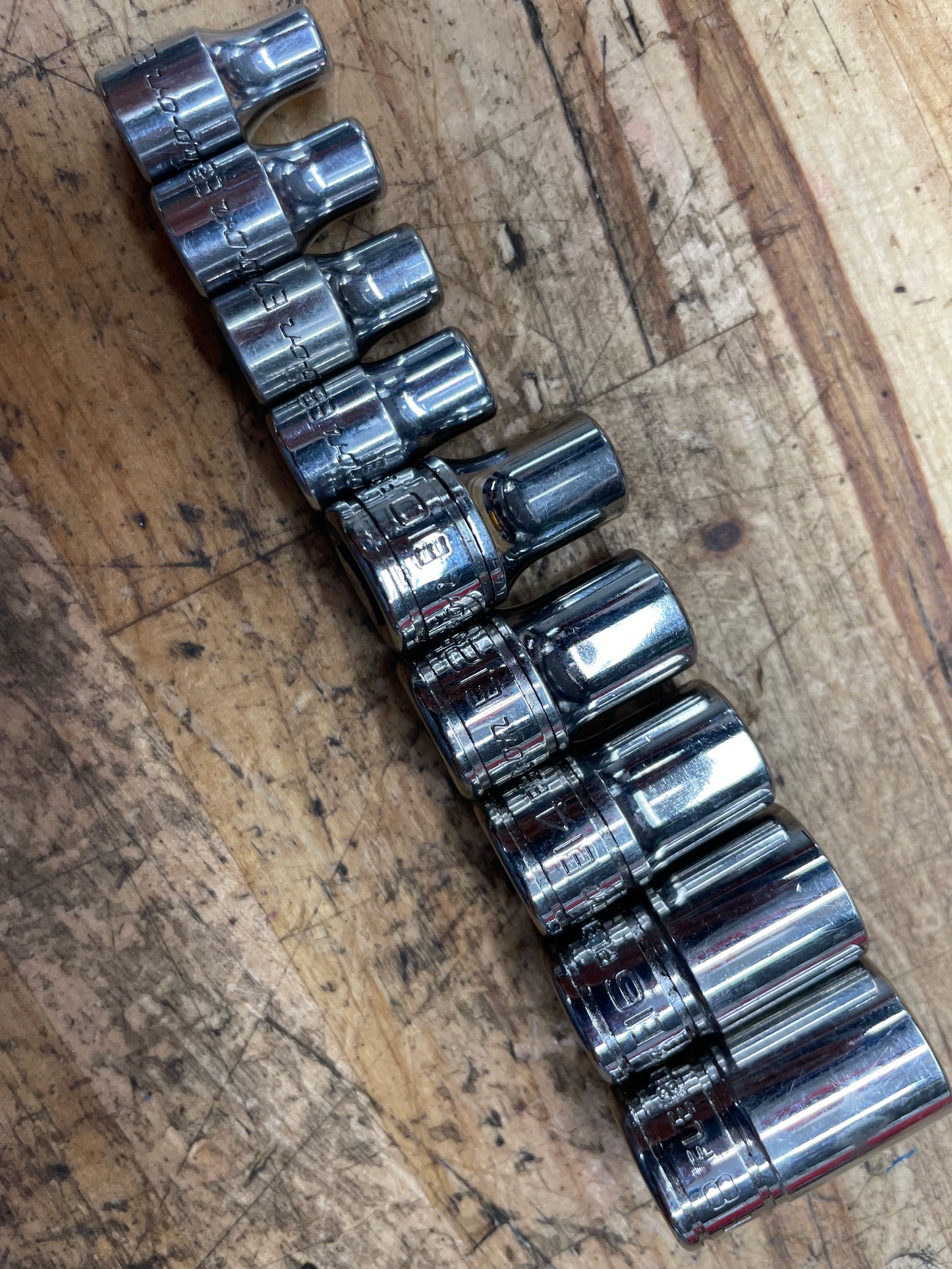 Snap On E-Torx Shallow Socket Set E5-E18 9pc USA