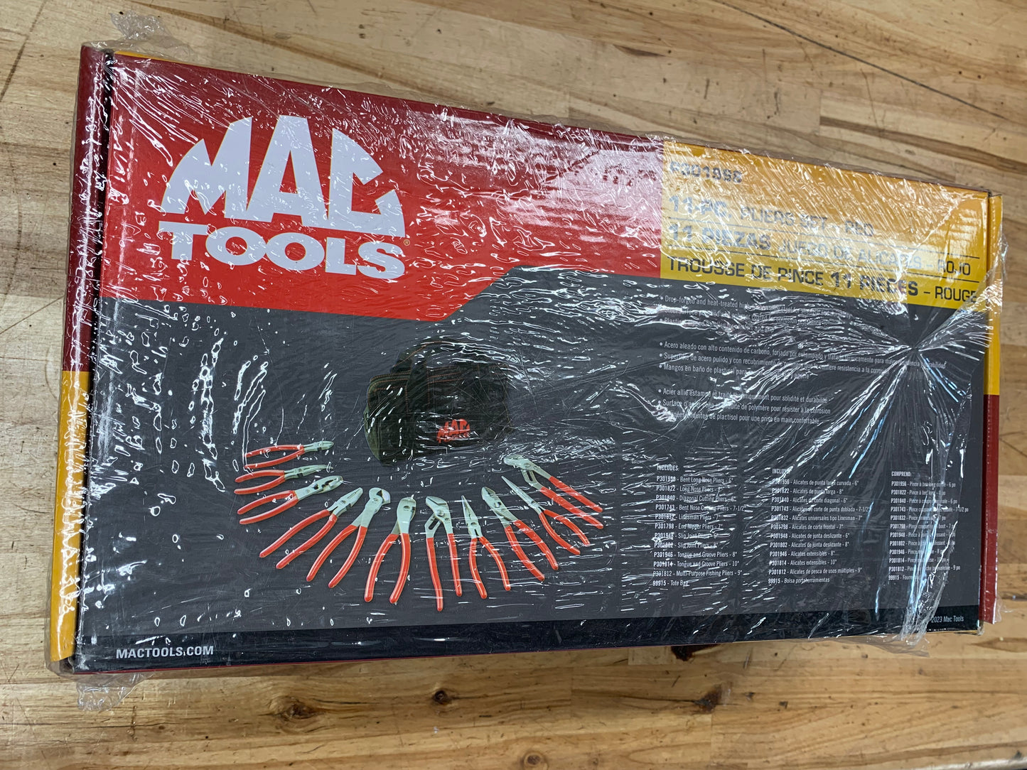 Mac tools 11pc plier set BRAND NEW    P301998
