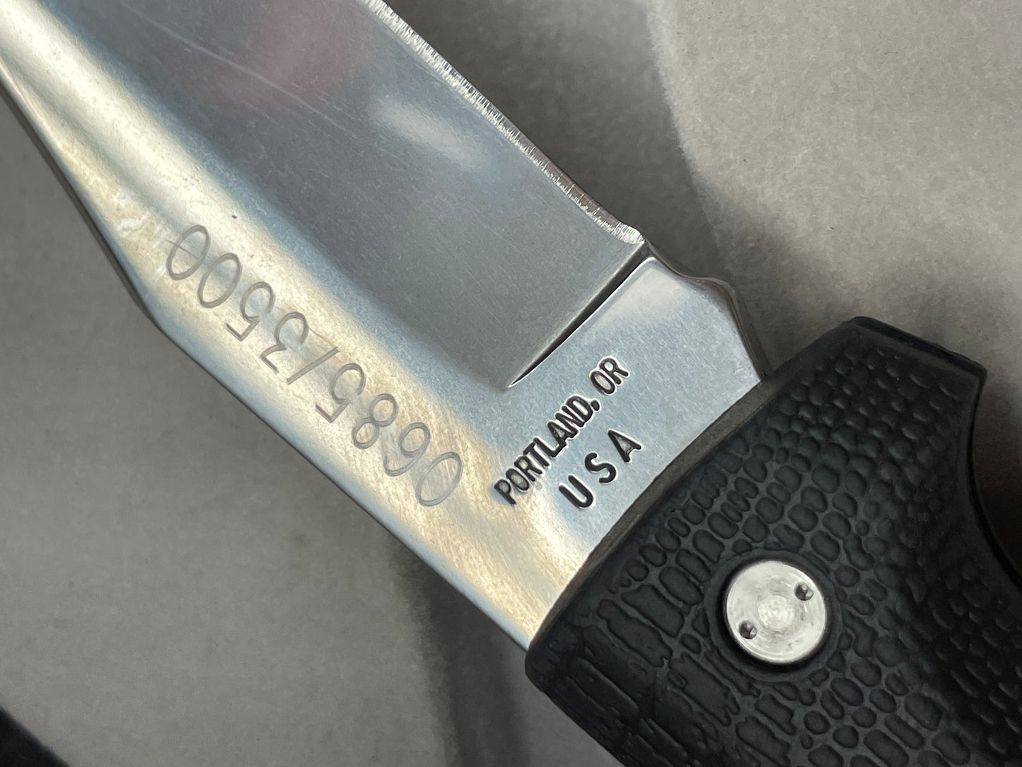 Vintage Gerber Mac Tools 54th Anniversary Commemorative Pocket Knife 1938-1992 Limited Edition #685/3500 w/ Case USA