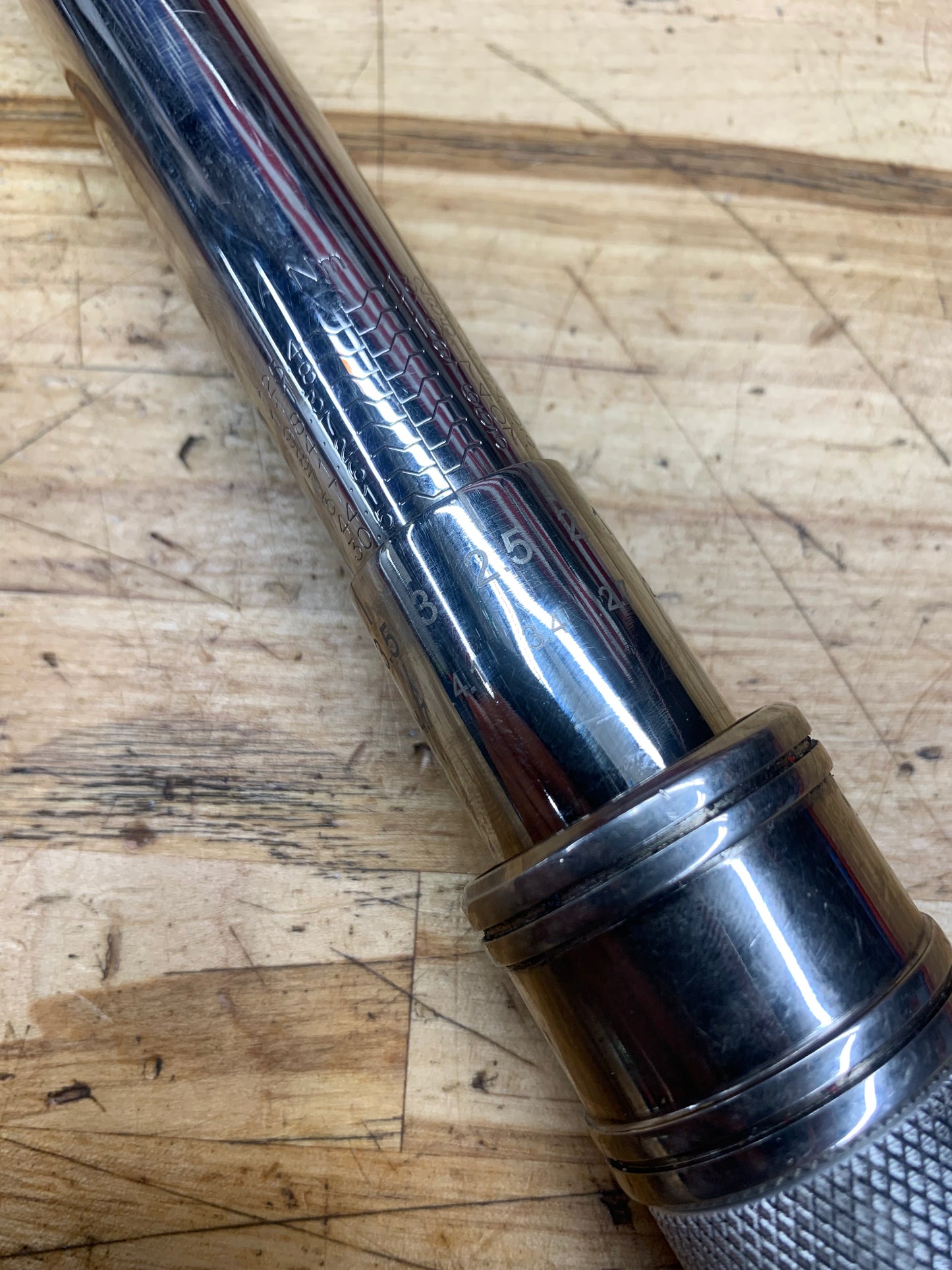 Snap On 3/8" Click Style Torque Wrench 20-100ft.lb USA QD2R100A