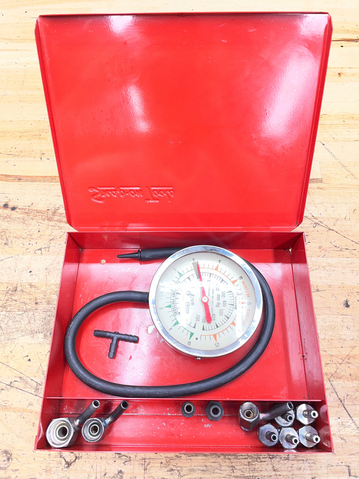 Snap On Vacuum Gauge/Fuel Pressure Gauge USA KRA128