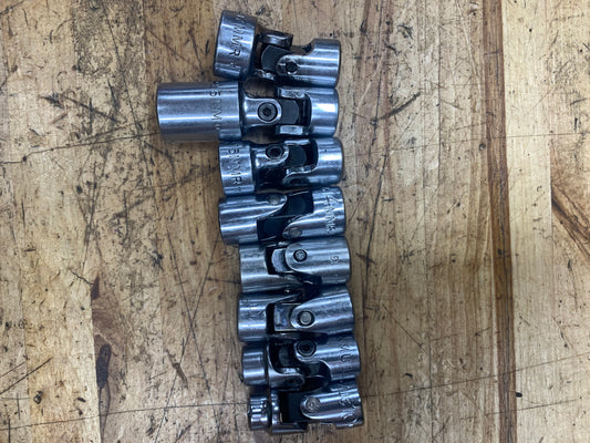 Mac* 3/8" Metric Swivel Universal Socket Set 8pc USA