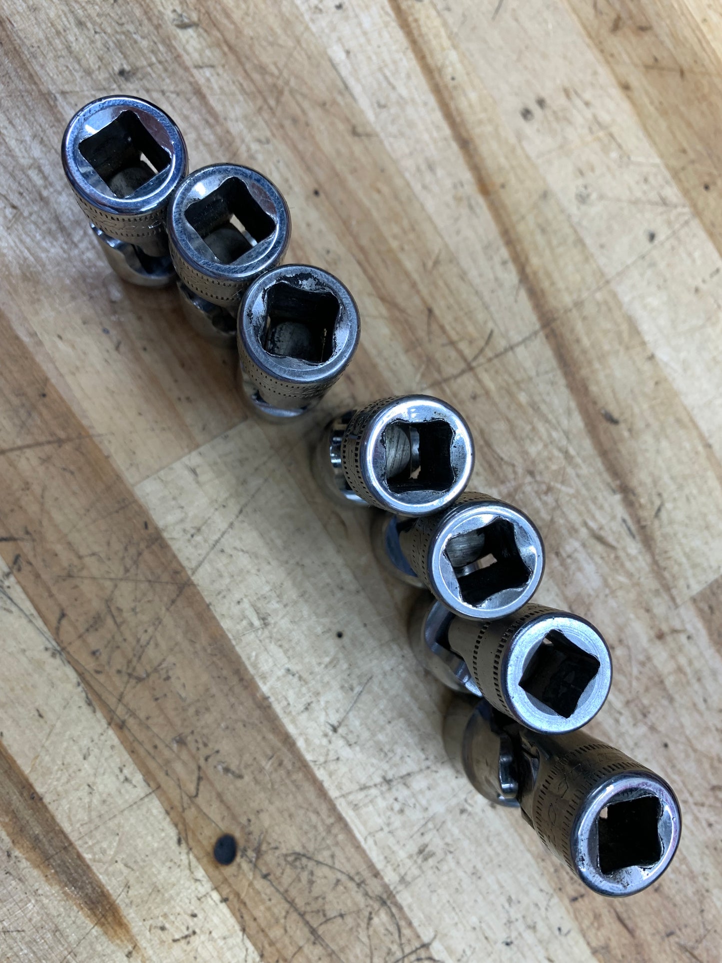 Snap On Metric 3/8” Swivel Universal Socket Set 7pc