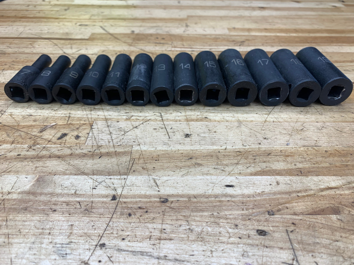 Matco File Set Matco 3/8” Metric Deep Impact Socket Set SBDPM136V – MRC Tools LLC