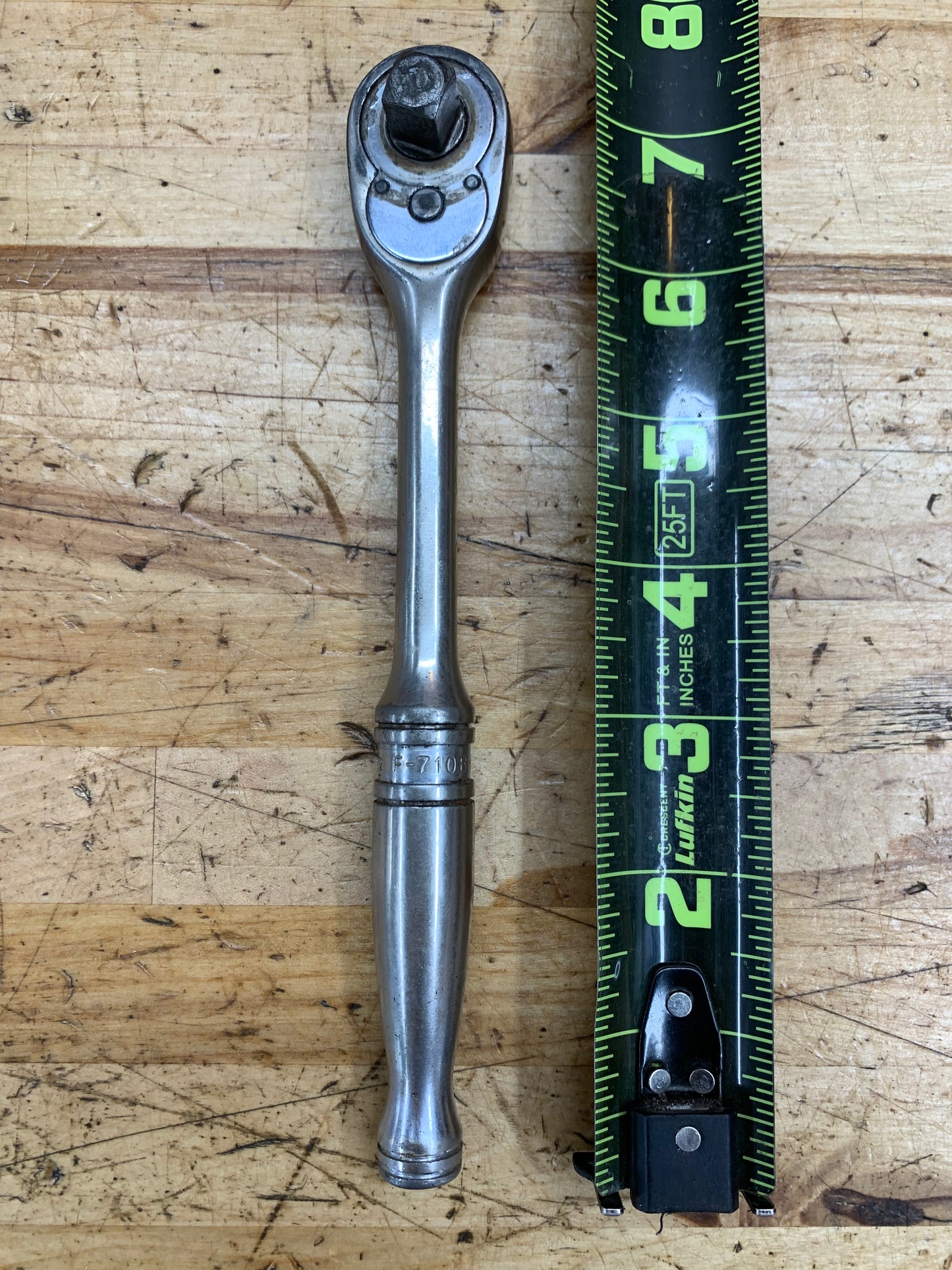 Snap On 3/8" Ratchet Vintage USA F-710B