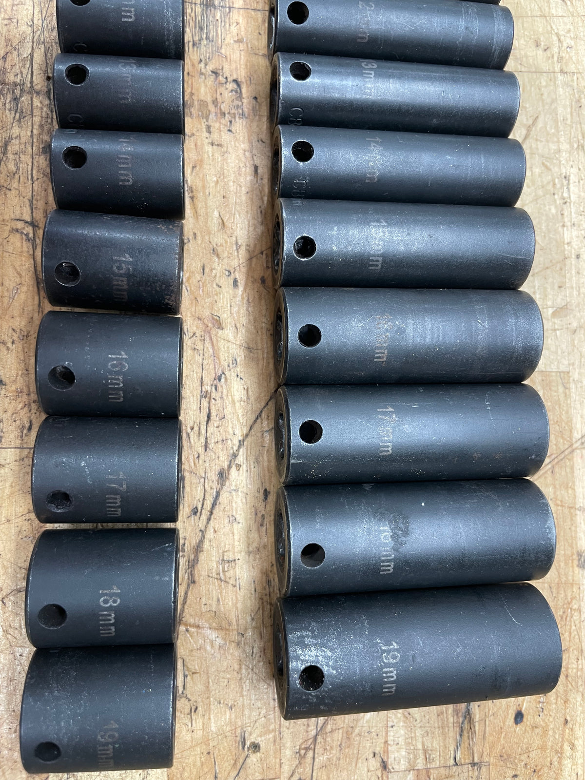 Blue Power 3/8” Metric Impact Deep/Shallow Socket Sets 26pc 7-19mm