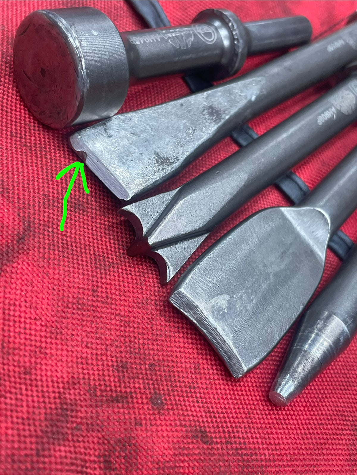Mac Tools Air Hammer Bit Set AHBK5P