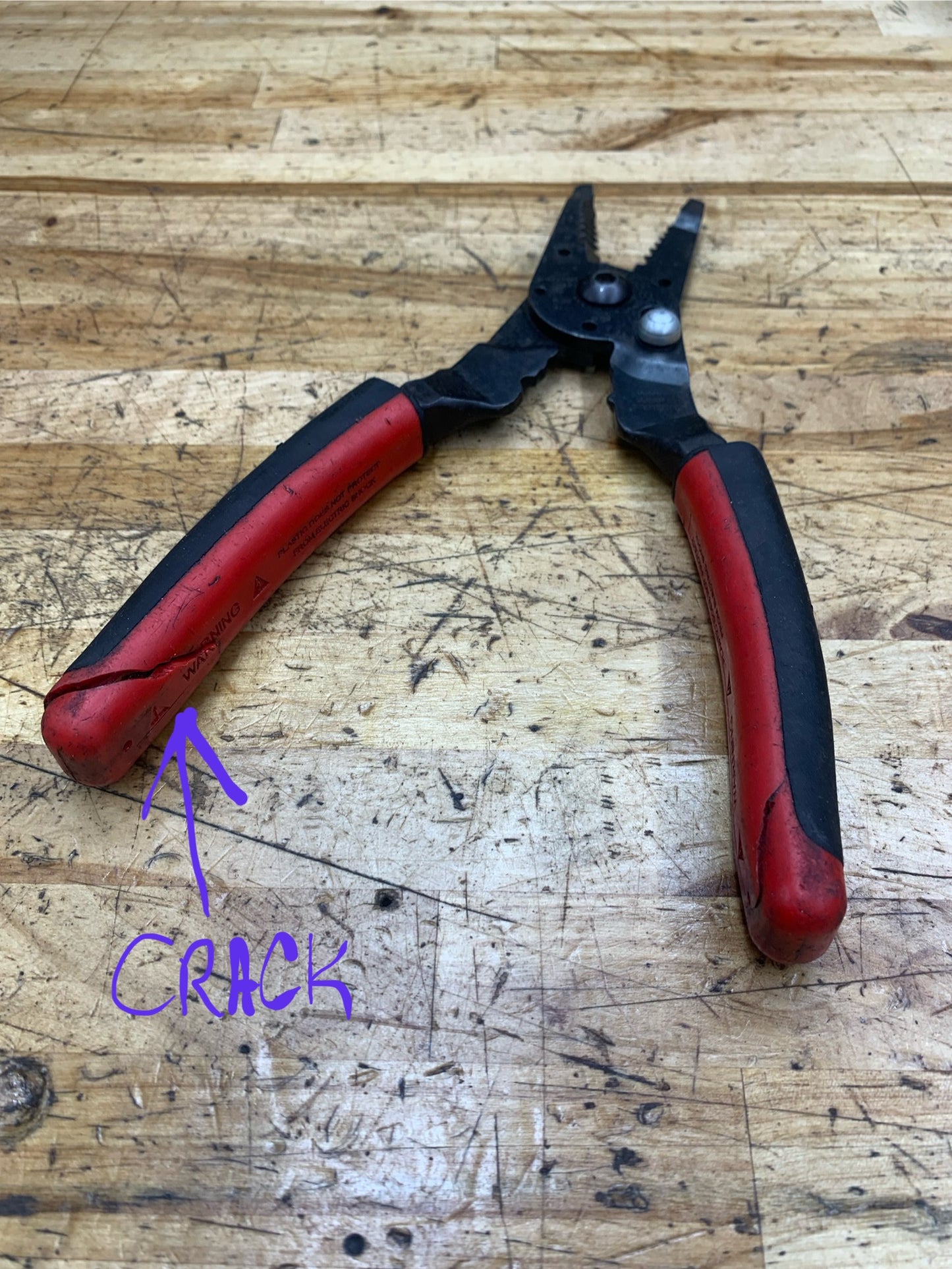 Snap On Crimping Stripping Pliers PWCS9