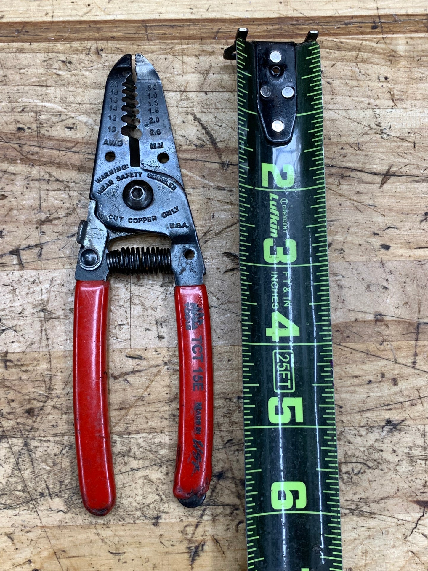 Mac Tools Wire Stripping Pliers USA TC15E