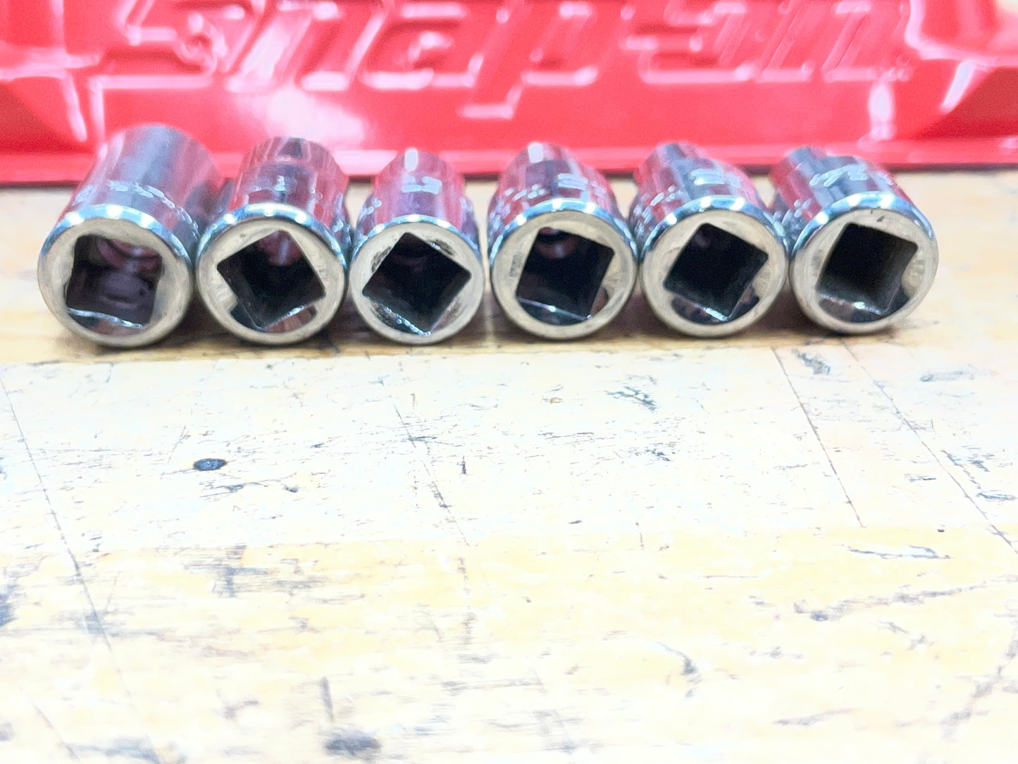 Snap On 1/4" E-Torx Shallow Socket Set 6pc USA 106TLE