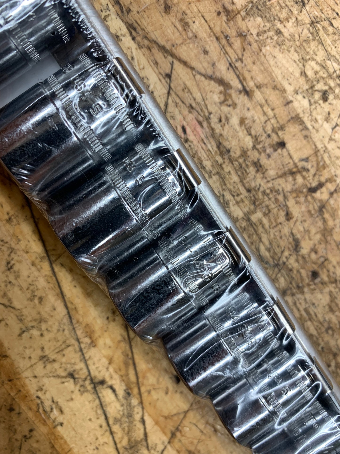 CAT 3/8" Metric Shallow Socket Set 12pc 8-19mm USA 194-3574