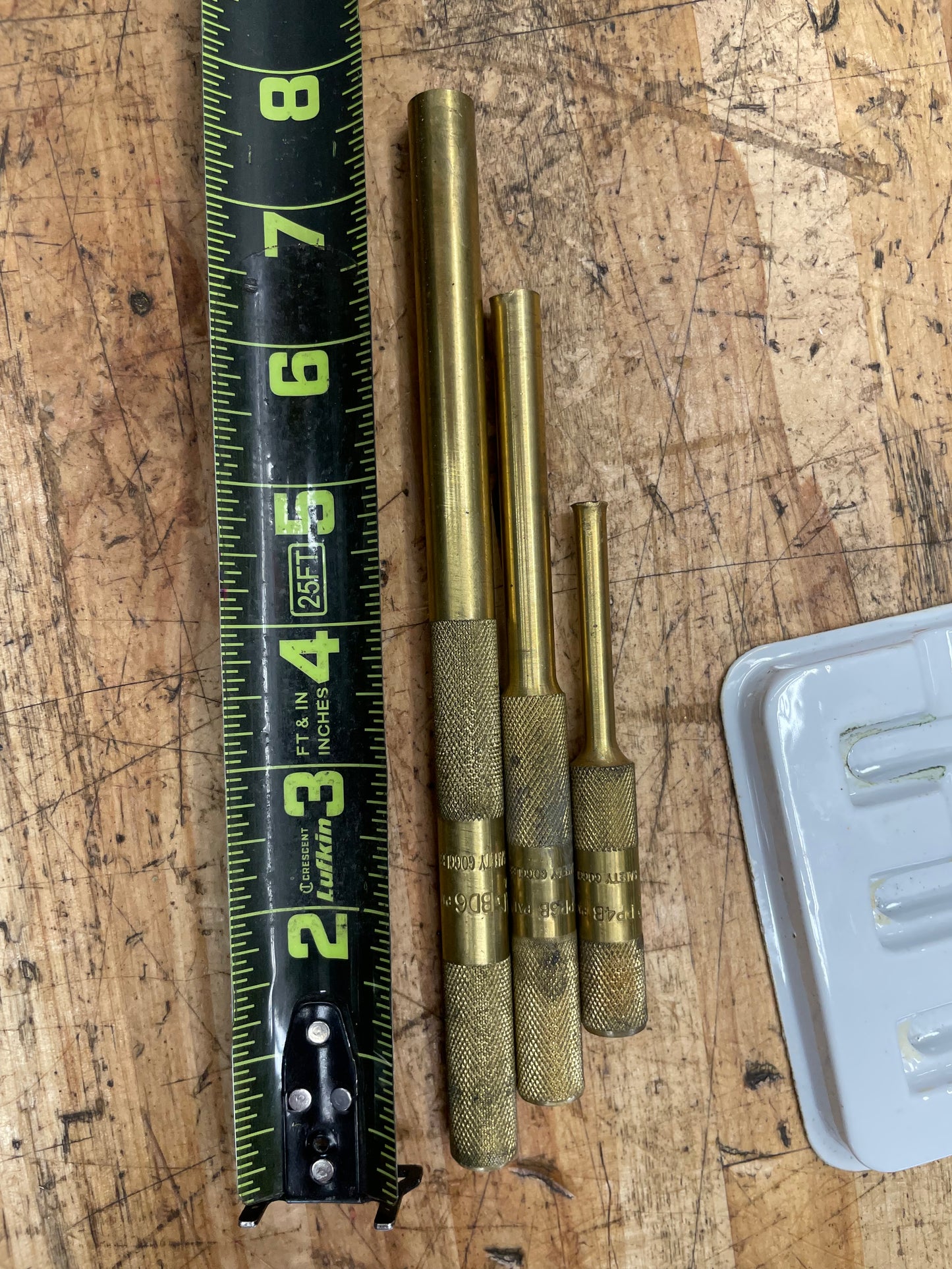 Mac Brass Pin Punch Set 3pc USA SBP3PT