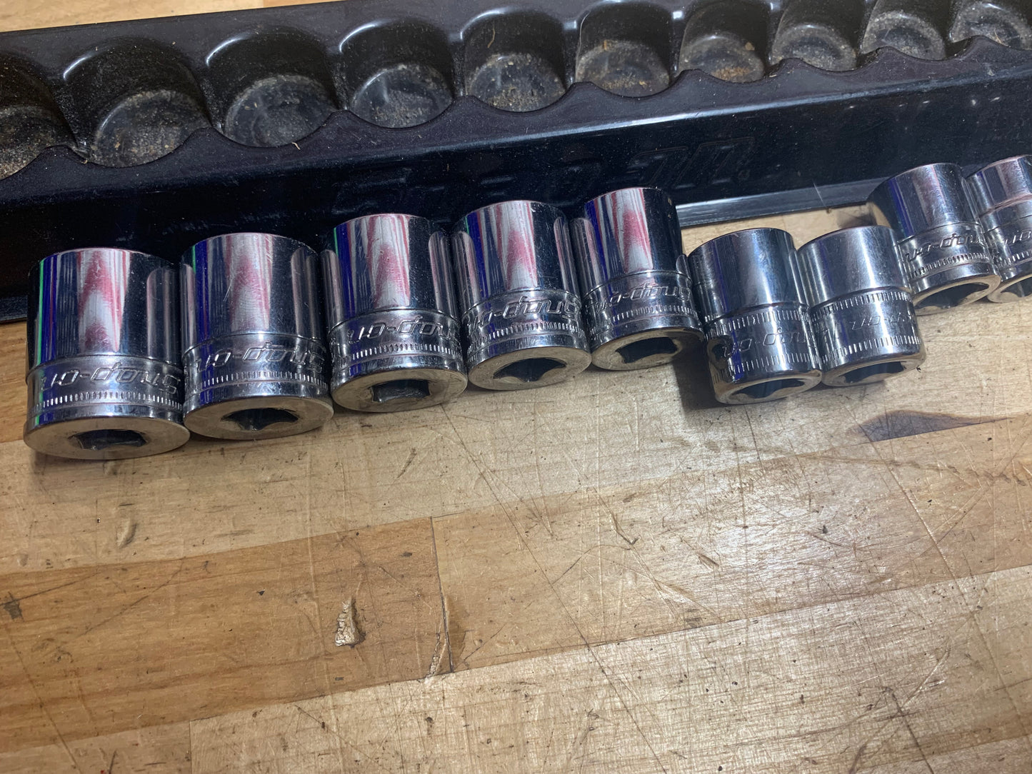 Snap On FDX 15pc socket set metric shallow  215YFSMY