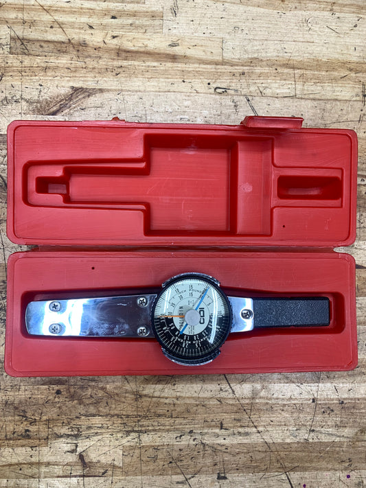 CDI 1/4" 0-30 in.lb. Dial Torque Wrench 301LDIN