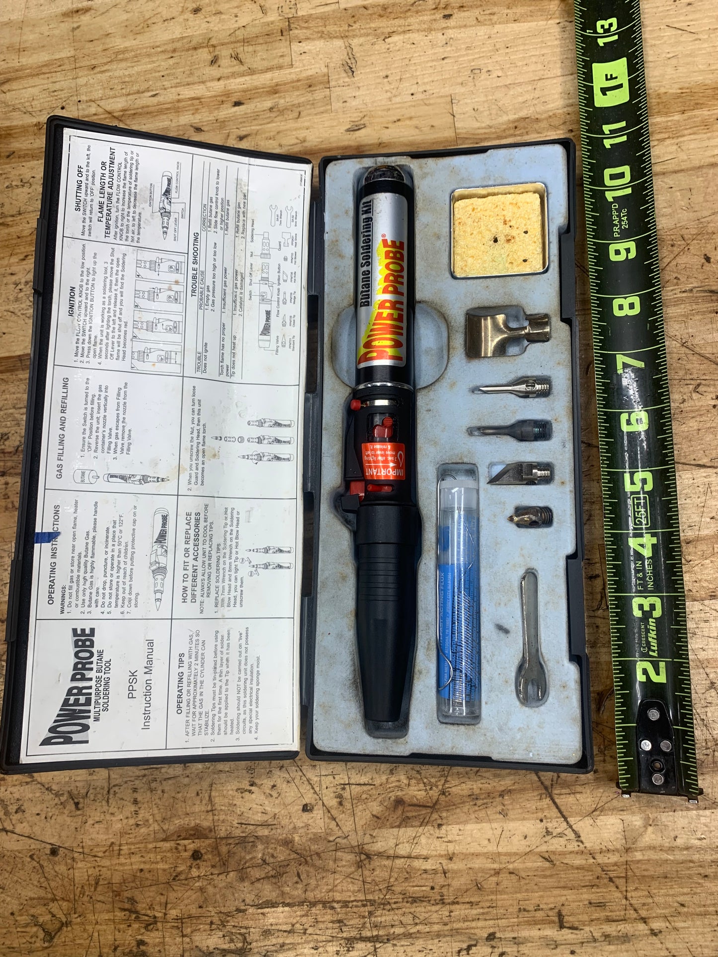 Power Probe Butane Soldering Iron Kit PP5K