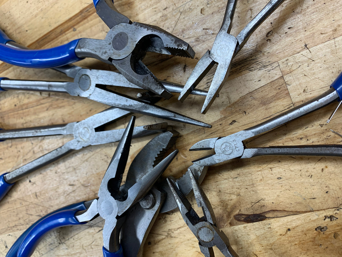 Cornwell 8pc Plier Set Needlenose, Linesman, Slip Joint, Etc.