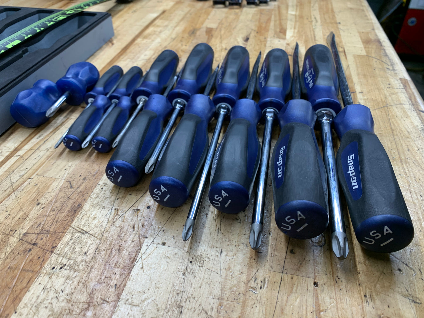 Snap On 16pc Foam Screwdriver Set  POWER BLUE SGDX160BFMB USA