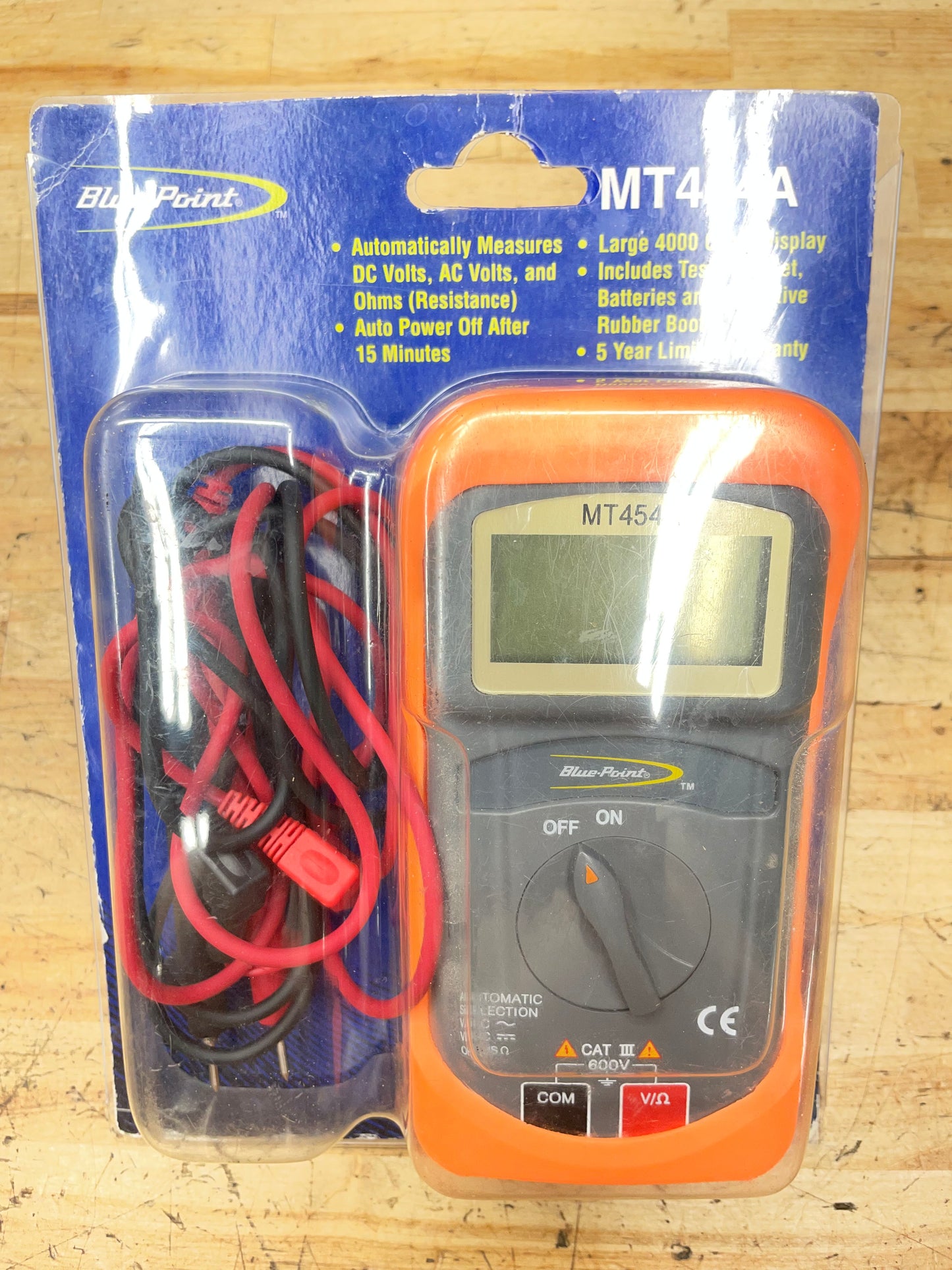 Blue Point Automatic Multimeter DMM EXCELLENT CONDITION MT454A