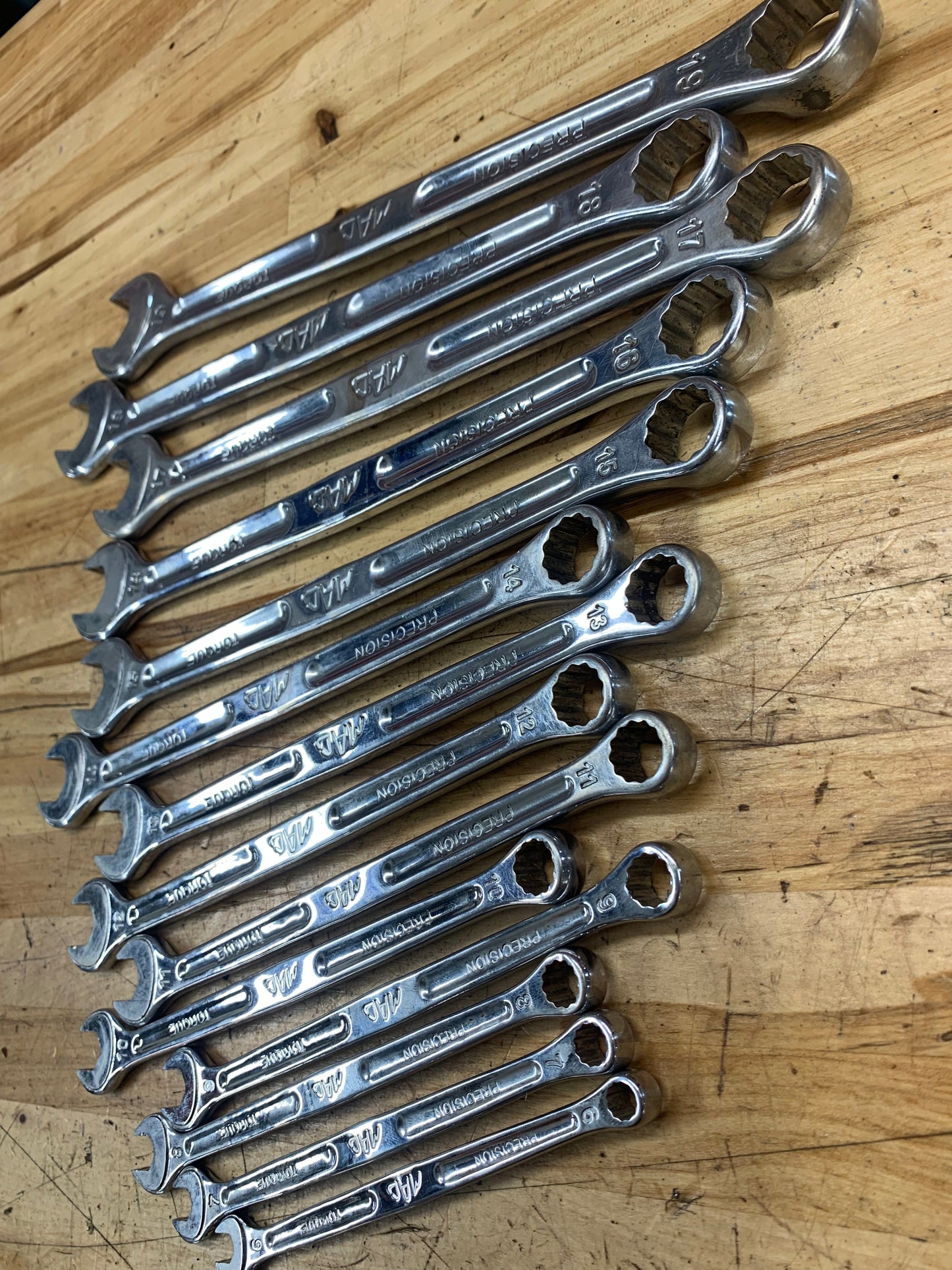 Mac Tools Metric Combo Wrench Set 14pc SCLM14PT