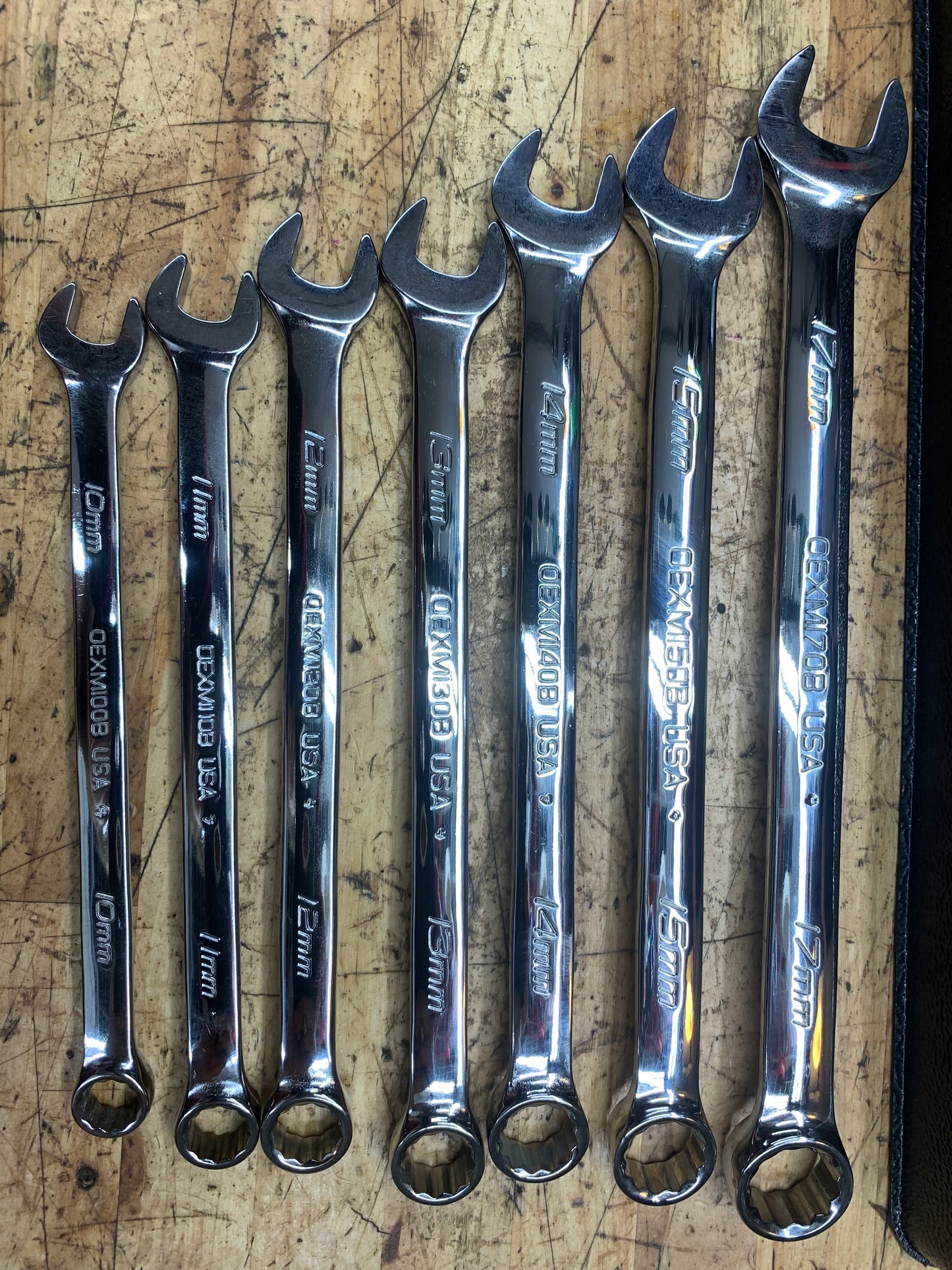 Snap On Metric Combo Wrench Set 7pc BRAND NEW USA OEXM707B