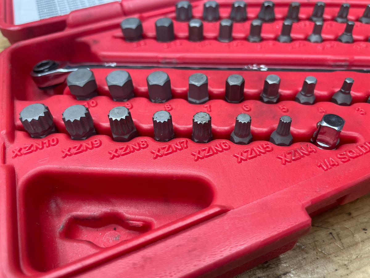 Mac Tools 39pc Hex Bit Ratchet Set SBR39SB