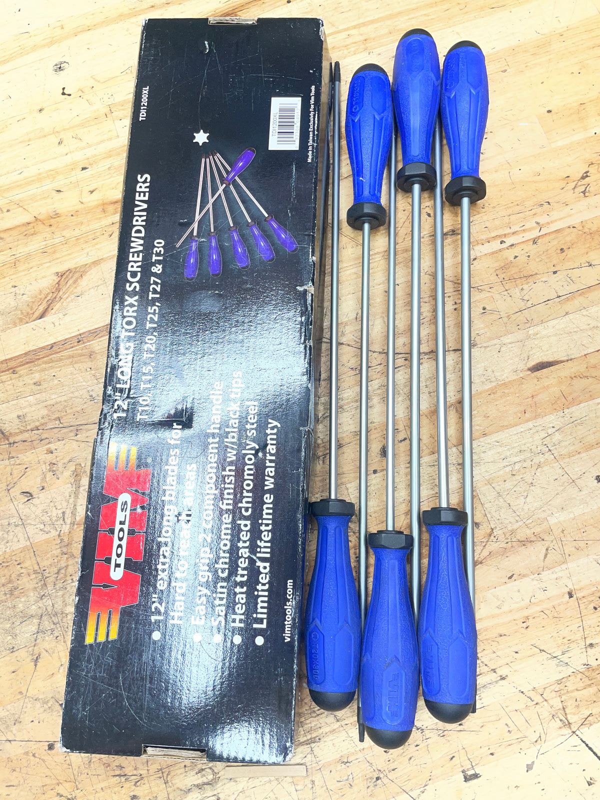 VIM Long Torx Screwdriver 6pc Set TDI1200XL