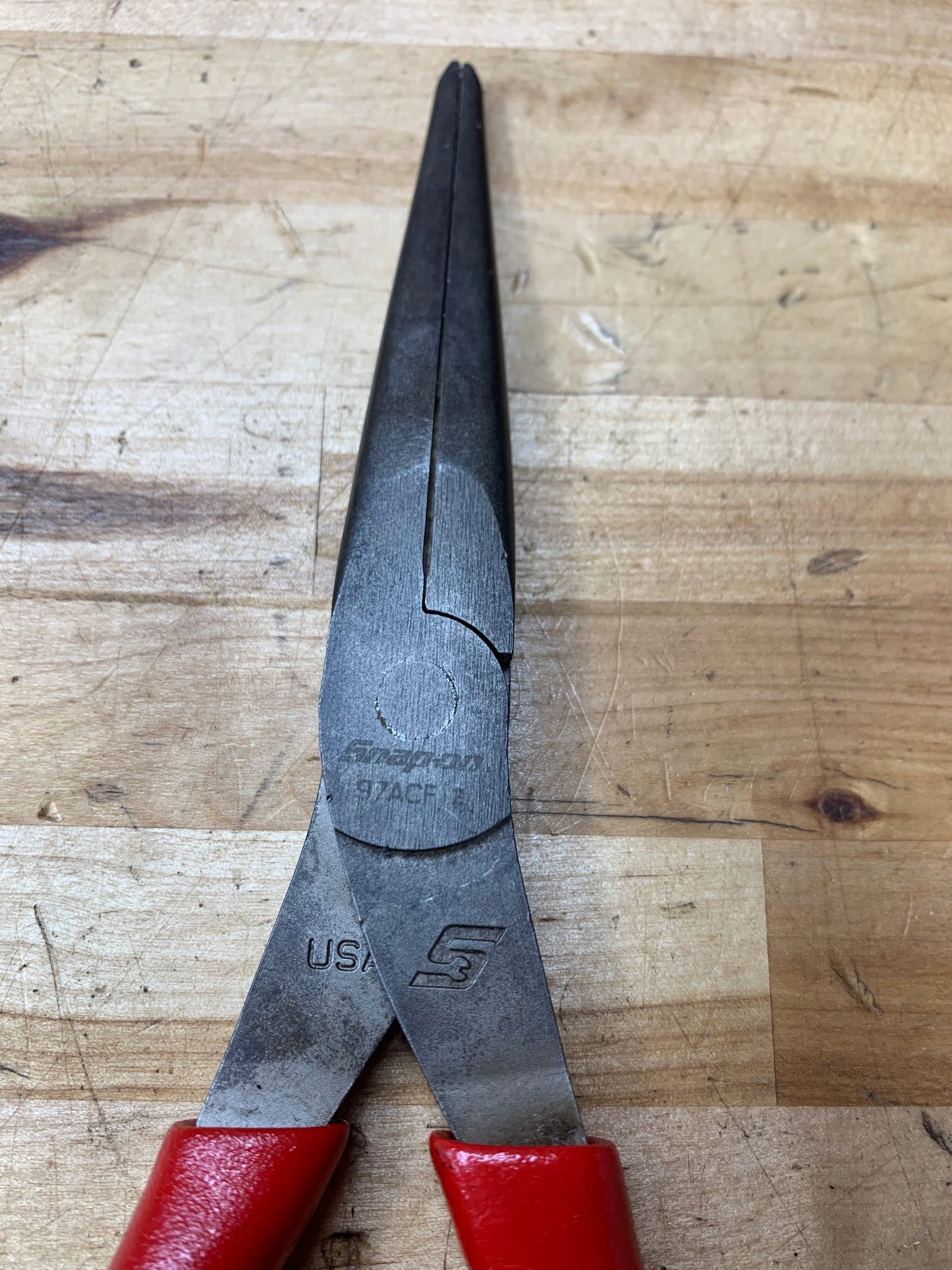 Snap On Needlenose Pliers Full Size 97ACF USA