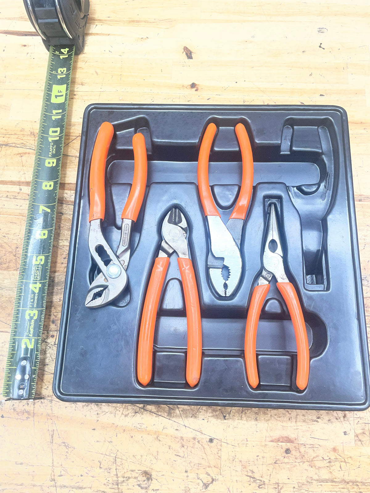 Mac Tools 4pc Pliers Tray Set