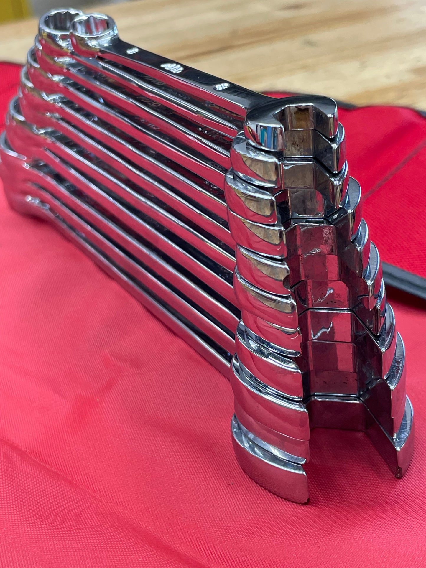 Mac Metric Short Pattern Combo Wrench Set 10pc 10-19mm USA