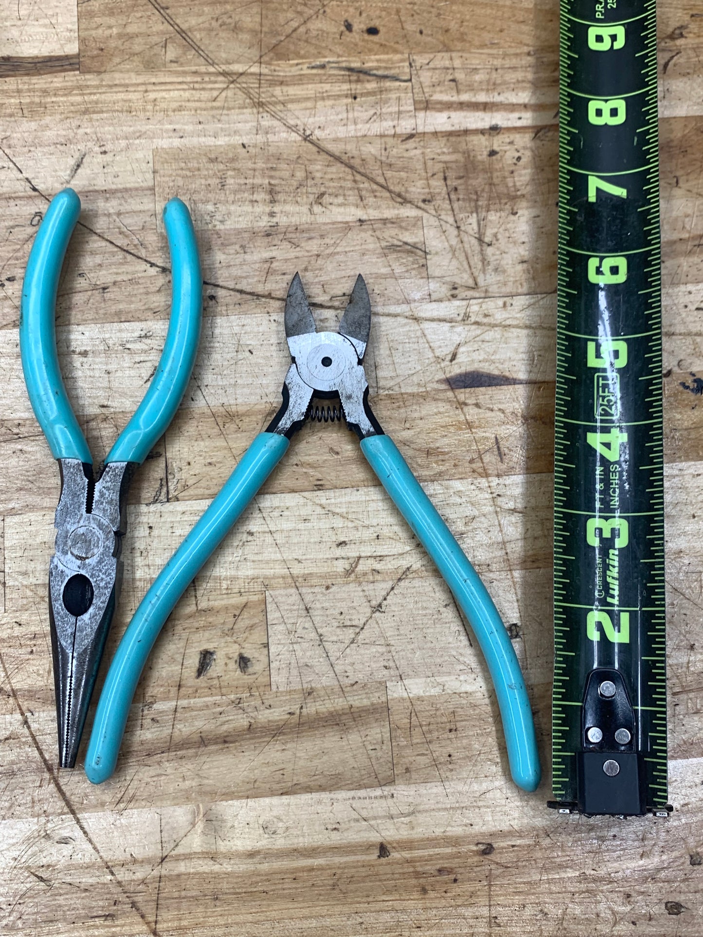 Matco Plier Set: Needlenose and Side Cutters Teal