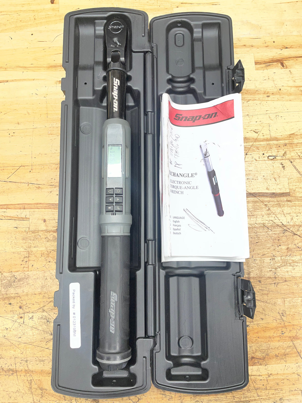 Snap On 3/8” Techangle 5-125 Ft.Lb. Digital Torque Wrench ATECH2F125VK