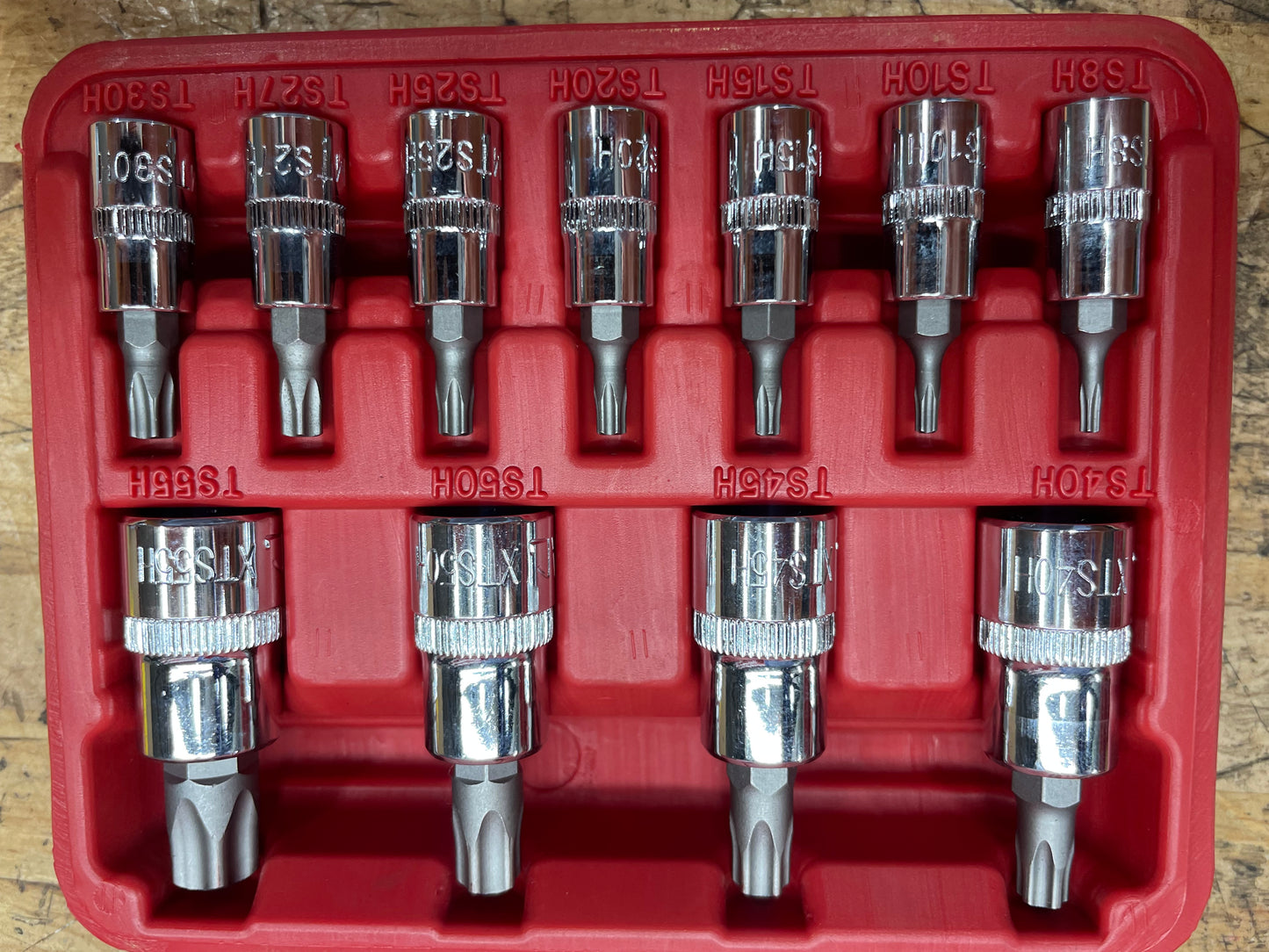 Mac Tools Security Torx Socket Set 11pc LIKE NEW SMXTSH11B