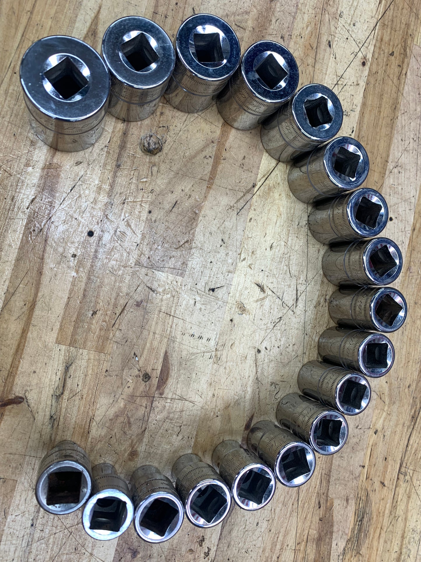 Snap On 1/2" Metric Shallow Socket Set 18pc