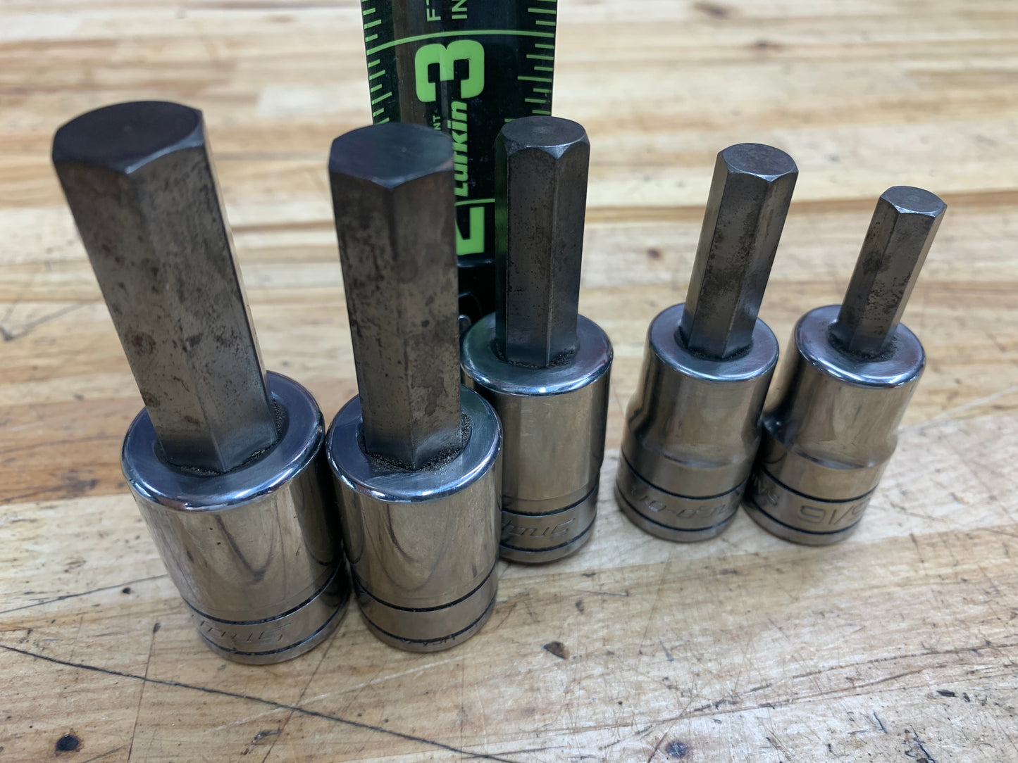 Snap On SAE 1/2” Hex Allen Socket Set 5pc