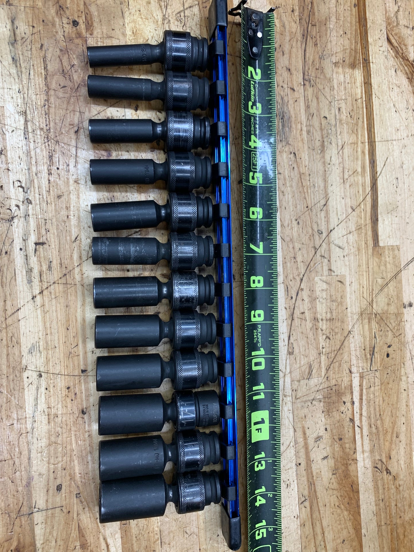 Expert by Mac Tools 3/8” Metric Deep Swivel Socket Set
