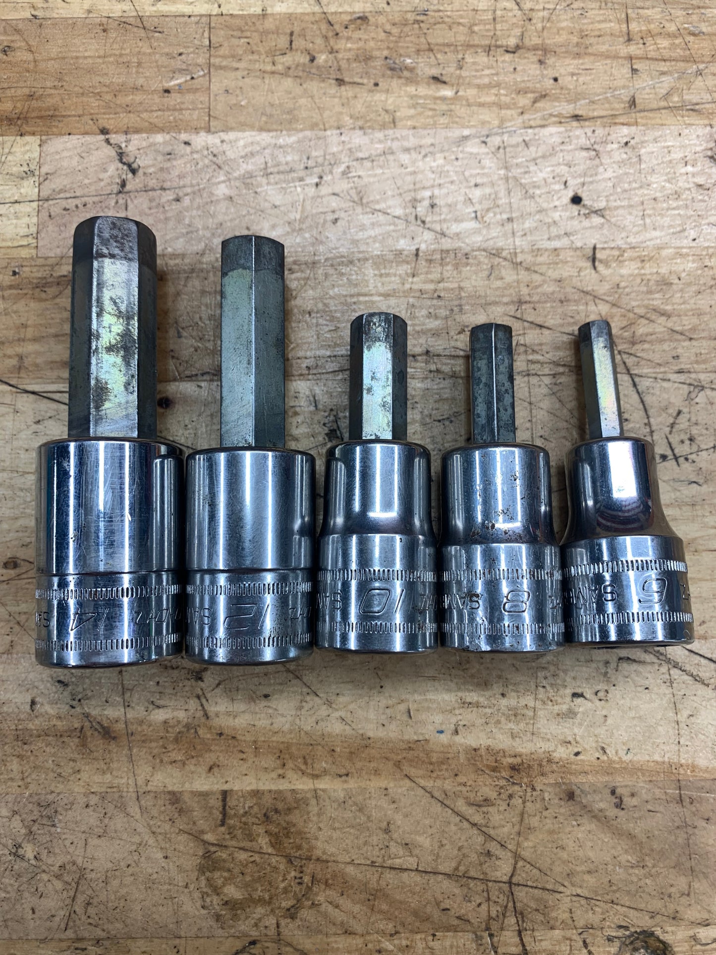 Snap On Metric 1/2” Hex Allen bit set 5pc